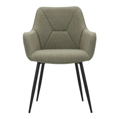 KRZESŁO VICENZA ZIELONE ZESTAW 2 SZT 58x63x85,5 cm